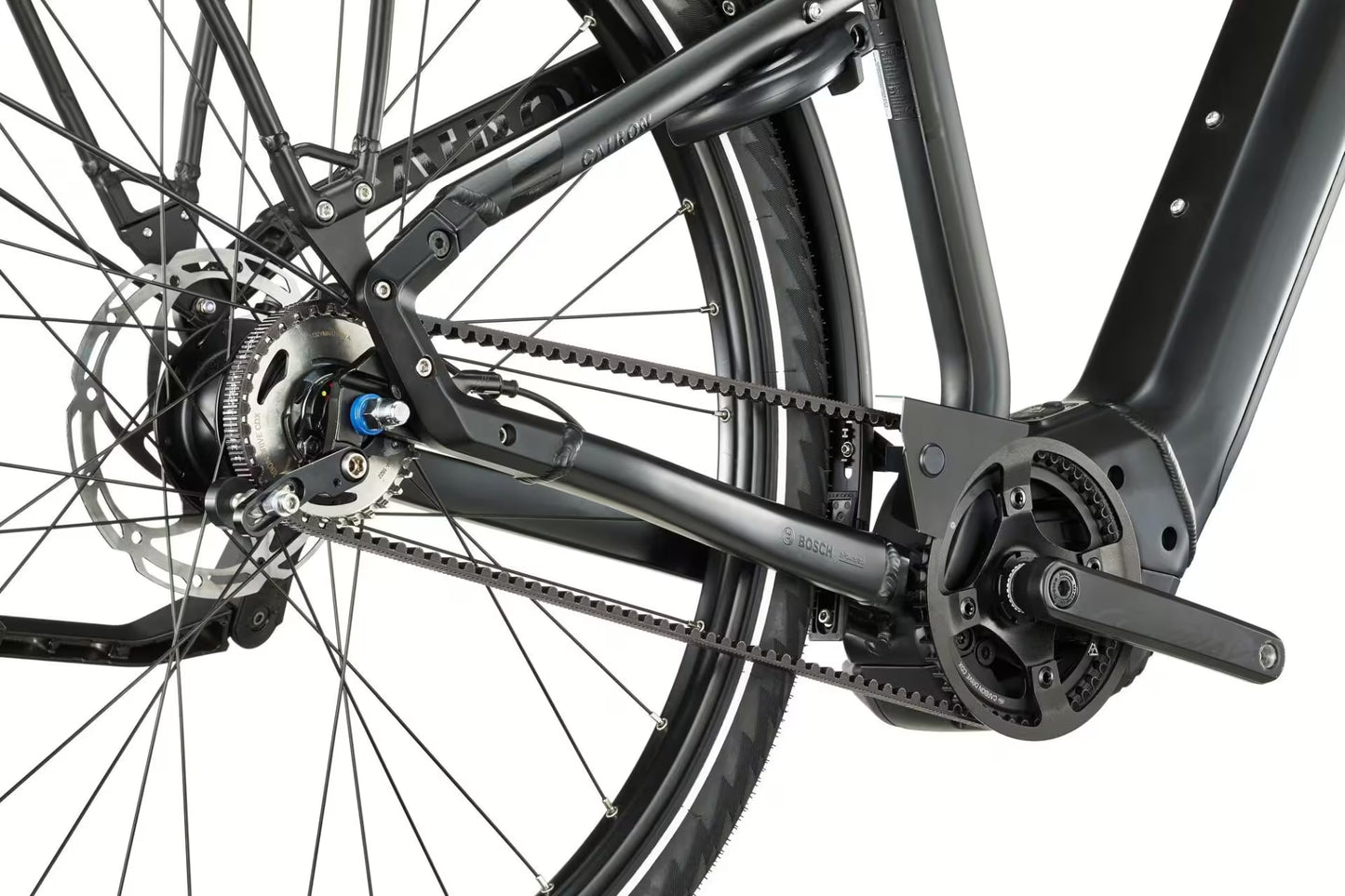 Conway Cairon T 4.5 – E-Trekkingrad 28" | Bosch CX 625Wh | Riemenantrieb | Graphit Grey
